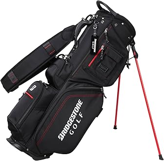BRIDGESTONE GOLF キャディバッグ 黒 TOURSTAGE ブリヂストン BRIDGESTONE GOLF アーバンカジュアル